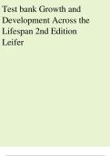 Growth and Development Across the Lifespan&comma; 2nd Edition &ndash; Comprehensive Test Bank &vert; Chapter-by-Chapter Practice Questions & Answer Explanations