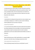NURS 529 Exam 4 review Questions with 100&percnt;&NewLine;Correct Answers