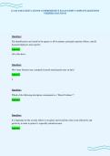 CLASS D SECURITY LICENSE COMPREHENSIVE EXAM SCRIPT COMPLETE QUESTIONS&NewLine;VERIFIED SOLUTIONS