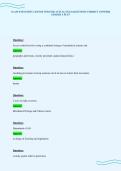 CLASS D SECURITY LICENSE UPDATED ACTUAL EXAM QUESTIONS CORRECT ANSWERS&NewLine;GRADED A PLUS