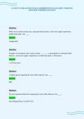 CLASS D WATER LICENSE TEXAS COMPREHENSIVE EXAM SCRIPT COMPLETE&NewLine;QUESTIONS VERIFIED SOLUTIONS