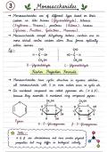 Monosaccharides Handwritten Notes &vert; Easy Revision &vert; NEET&sol;Medical Biomolecules Study Guide&vert; Class 11th or 12th&vert; B&period;Sc or M&period;Sc &vert;Biotechnology or Microbiology&vert;Biochemistry 