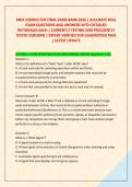 BNSF CONDUCTOR FINAL EXAM BANK 2026 &vert; ACCURATE REAL &NewLine;EXAM QUESTIONS AND ANSWERS WITH DETAILED &NewLine;RATIONALES EACH &vert; CURRENTLY TESTING AND FREQUENTLY &NewLine;TESTED VERSIONS &vert; EXPERT VERIFIED FOR GUARANTEED PASS &NewLine;&vert; LATEST UPDATE