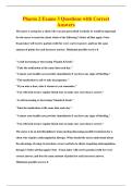 Pharm 2 Exams 3 Questions with Correct&NewLine;Answers