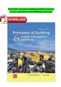 Principles of Auditing and Other Assurance Services&comma; 22nd Edition &ndash; Comprehensive Test Bank &vert; Chapter-by-Chapter Practice Questions & Answer Explanations