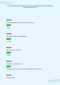 CLASS E DRIVERS LICENSE MO EXAM ACTUAL TEST PAPER QUESTIONS CORRECT&NewLine;ANSWERS GRADED A PLUS
