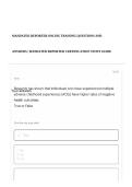 &NewLine;MANDATED REPORTER ONLINE TRAINING QUESTIONS AND ANSWERS &vert; MANDATED REPORTER CERTIFICATION STUDY GUIDE & PRACTICE TEST 2026&sol;2027&Tab;&NewLine;