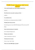 PN4001 Exam 1 Questions with Correct&NewLine;Answers