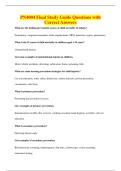 PN4004 Final Study Guide Questions with&NewLine;Correct Answers