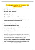Preeclampsia nursing 211 Questions with&NewLine;Correct Answers