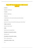Wgu c957 Exam Questions with Correct&NewLine;Answers