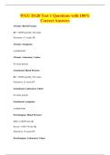 BUNDLE OF  D120 QUESTIONS WITH 100&percnt; CORRECT ANSWER