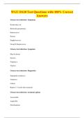 WGU D120 Test Questions with 100&percnt; Correct&NewLine;Answers