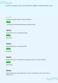 CLAYTON 1 UPDATED ACTUAL EXAM QUESTIONS CORRECT ANSWERS GRADED A PLUS