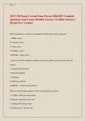 MCN 538 Exam 2 Actual Exam Newest 2026&sol;2027 Complete &NewLine;Questions And Correct Detailed Answers &lpar;Verified Answers&rpar; &NewLine;&vert;Brand New Version&excl;&excl;  