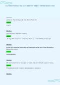 CLAYTON 4 UPDATED ACTUAL EXAM QUESTIONS CORRECT ANSWERS GRADED A PLUS