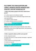OLCC Permit Test Exam Questions and Correct Answers &lpar;2026&ndash;2027 Practice Test