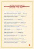 FNP BOARD REVIEW EXAMINATION&NewLine;400 Questions with Correct Answers and Detailed Rationales&vert;&NewLine;ACTUAL FNP Boards 2026-2027 Review&NewLine;