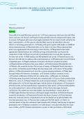 CLC EXAM QUESTION AND ANSWE 1 ACTUAL TEST PAPER QUESTIONS CORRECT&NewLine;ANSWERS GRADED A PLUS
