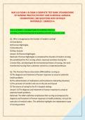 NUR 112 EXAM 1 & EXAM 2 COMPLETE TEST BANK &vert;FOUNDATIONS &NewLine;OF NURSING PRACTICE&sol;PATIENT CARE & MEDICAL-SURGICAL &NewLine;FOUNDATIONS &vert;300 QUESTIONS WITH DETAILED  &NewLine;RATIONALES &vert; GRADED A&plus; 