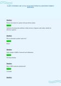 CLIENT CENTERED CARE ACTUAL EXAM TEST PAPER FULL QUESTIONS CORRECT&NewLine;RESPONSES