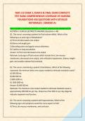 NUR 112 EXAM 3&comma; EXAM 4 & FINAL EXAM COMPLETE  &NewLine;TEST BANK COMPREHENSIVE COVERAGE OF NURSING &NewLine;FOUNDATIONS 450 QUESTIONS WITH DETAILED  &NewLine;RATIONALES &vert; GRADED A&plus; 