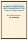 IFSTA BUILDING CONSTRUCTION FOR THE FIRE SERVICE QUESTIONS AND ANSWERS &vert; FIREFIGHTER CERTIFICATION STUDY GUIDE