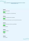 CLINICAL CHEMISTRY I ASCP EXAM REVIEW SOLVED QUESTIONS COMPLETE&NewLine;ANSWERS GRADED A PLUS