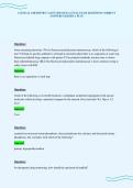 CLINICAL CHEMISTRY I ASCP UPDATED ACTUAL EXAM QUESTIONS CORRECT&NewLine;ANSWERS GRADED A PLUS