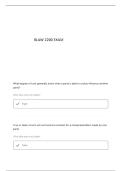 BLAW 2200 CHAPTER 12 REVIEW QUESTIONS AND VERIFIED ANSWERS