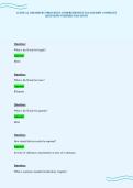 CLINICAL CHEMISTRY PRINCIPLES COMPREHENSIVE EXAM SCRIPT COMPLETE&NewLine;QUESTIONS VERIFIED SOLUTIONS