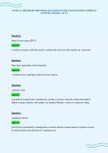CLINICAL CHEMISTRY PRINCIPLES EXAM REVIEW SOLVED QUESTIONS COMPLETE&NewLine;ANSWERS GRADED A PLUS