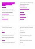 C805 Pathophysiology WGU Study Guide Exam Actual questions with correct and detailed answers&vert; Latest Update 2026&sol;2027