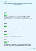 CLINICAL LABORATORY ASSISTANT EXAM REVIEW SOLVED QUESTIONS COMPLETE&NewLine;ANSWERS GRADED A PLUS