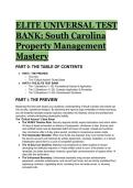 ELITE South Carolina Property Management Mastery Test Bank &vert; 2026&sol;2027 SCRLTA & Real Estate License Law Exam Prep