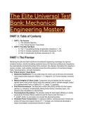 2026&sol;2027 S-Tier Mechanical Engineering Mastery&colon; 22&plus; Advanced Test Bank Questions&comma; Answers & Concept Breakdowns