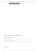BMS 300 EXAM 1 &lpar;COLORADO STATE UNIVERSITY&rpar; QUESTIONS WITH 100&percnt; CORRECT ANSWERS