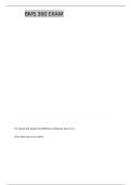 BMS 300 PAST EXAM QUESTIONS WITH 100&percnt; CORRECT ANSWERS