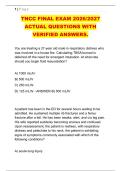 TNCC FINAL EXAM 2026&sol;2027 &NewLine;ACTUAL QUESTIONS WITH &NewLine;VERIFIED ANSWERS&period;