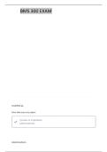 BMS 300 WALROND EXAM 1 QUESTIONS WITH 100&percnt; CORRECT ANSWERS