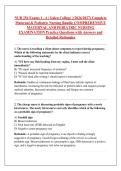 NUR 254 Exams 1 - 4 &vert; Galen College &vert; &lpar;2026&sol;2027&rpar; Complete &NewLine;Maternal & Pediatric Nursing Bundle COMPREHENSIVE &NewLine;MATERNAL AND PEDIATRIC NURSING &NewLine;EXAMINATION Practice Questions with Answers and &NewLine;Detailed Rationales