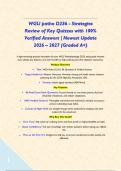 WGU patho D236 - Strategies Review of Key Quizzes with 100&percnt; Verified Answers &vert; Newest Update 2026 &ndash; 2027 &lpar;Graded A&plus;&rpar;&NewLine;