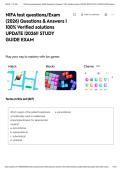 NIFA test questions&sol;Exam &lpar;2026&rpar; Questions & Answers &vert; 100&percnt; Verified solutions UPDATE &vert;2026&excl;&excl; STUDY GUIDE EXAM&NewLine;&NewLine;&NewLine;
