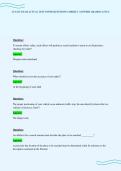CLN 251 EXAM ACTUAL TEST PAPER QUESTIONS CORRECT ANSWERS GRADED A PLUS