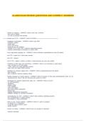 ALARM EXAM REVIEW QUESTIONS AND CORRECT ANSWERS