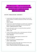 NUR 6001 EXAM 1 &ndash; ADVANCED HEALTH &NewLine;ASSESSMENT &lpar;2026&rpar; ACTUAL QUESTIONS & &NewLine;ANSWERS WPU COMPLETE EXAM &NewLine;PREPARATION GUIDE 