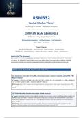 RSM332 Capital Market Theory &ndash; Complete Midterm & Final Exam Q&A Bundle &vert; University of Toronto Rotman Commerce &vert; 2026&sol;2027 &vert; Verified Answers &vert; Graded A&plus;
