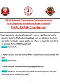 NR 546 Psychopharmacology Final Exam Study Guide&NewLine;&NewLine;