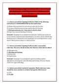 RN HESI Pharmacology V3 &lpar;2026&rpar; PDF &vert; Actual Exams &NewLine;with Rationales COMPREHENSIVE PHARMACOLOGY &NewLine;EXAMINATION Practice Questions with Answers and &NewLine;Detailed Rationales
