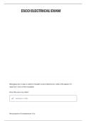 ELECTRIC HEAT ESCO - HVAC EXCELLENCE EXAM